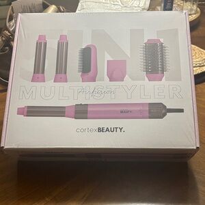 Cortex Beauty 5 in 1 Multi Styler. Pink Hair Styling Tool Set
